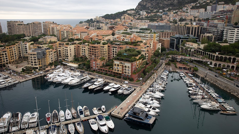 Apartment buildings and yachts in Monaco