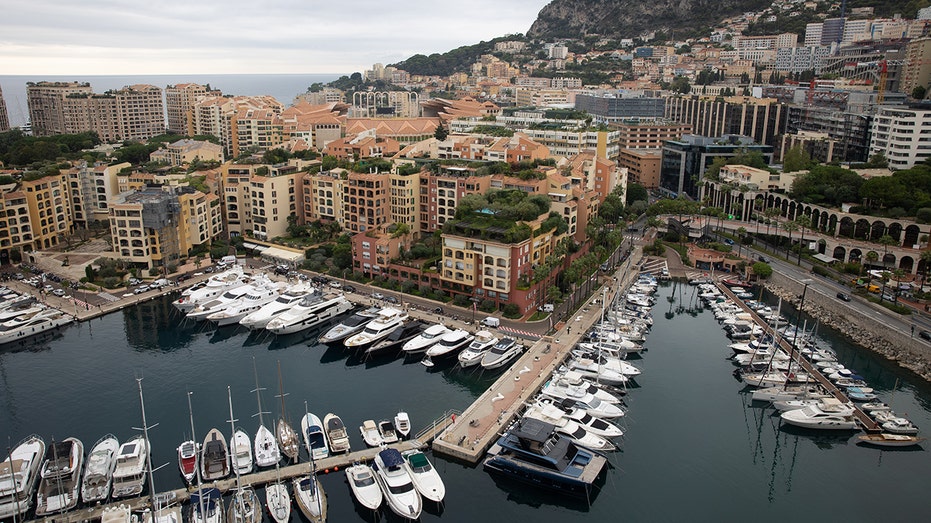 Apartment buildings and yachts in Monaco