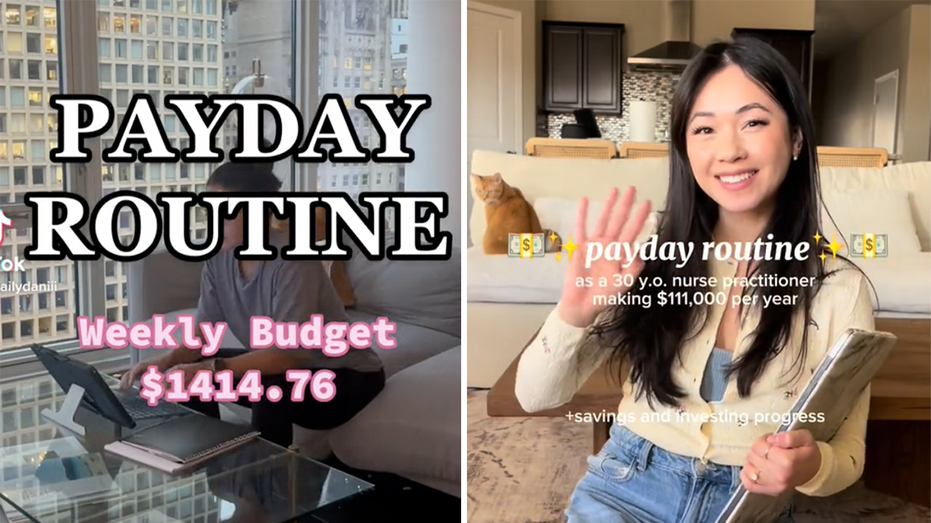 Payday routines on social media