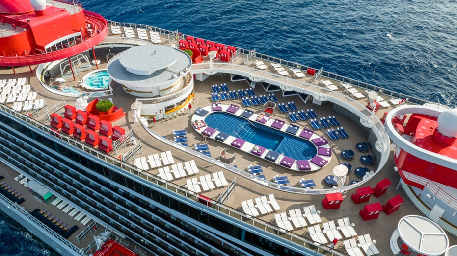 pool deck of Scarlet Lady