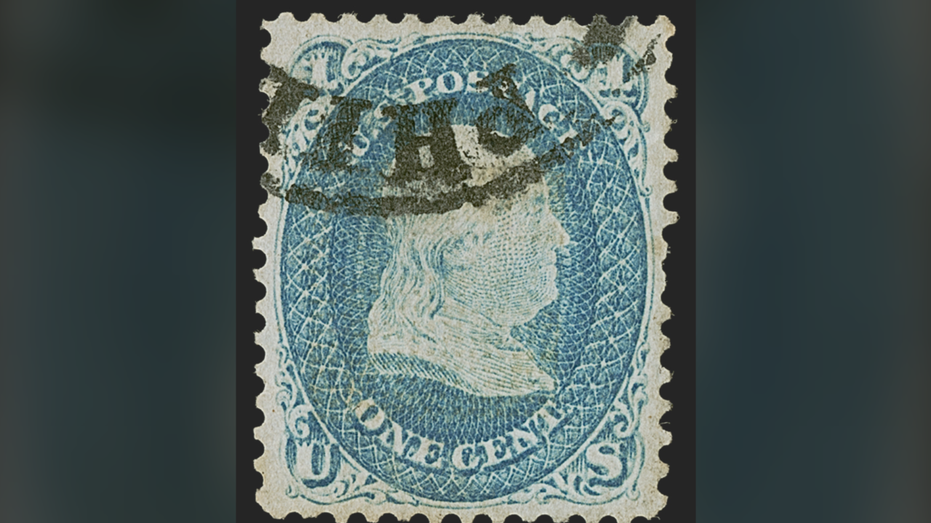 Benjamin Franklin Z Grill stamp