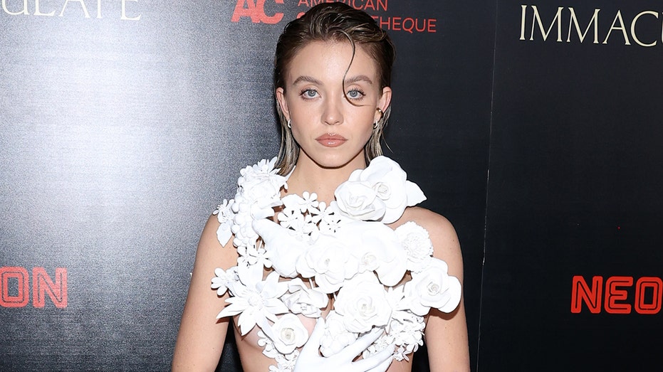 Sydney Sweeney at the premiere of "Immaculate."