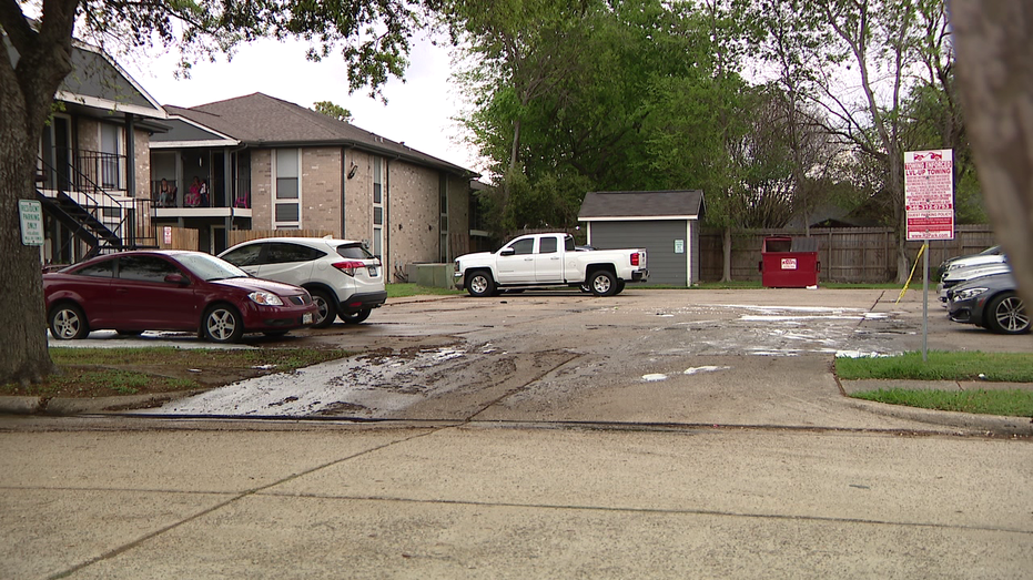 Scene where Texas toddler was run over