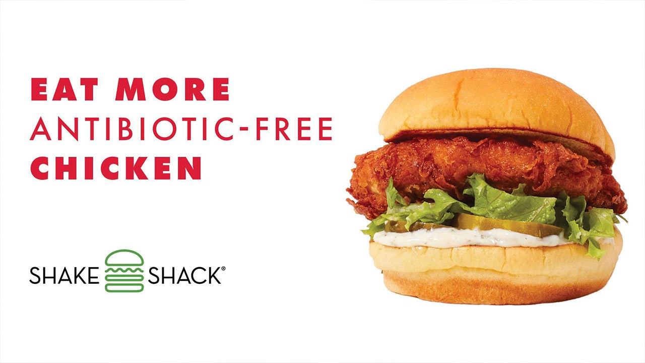 Image for article Shake Shack shades ChickfilA with free chicken sandwich on Sundays Eat More AntibioticFree Chicken  Fox Business