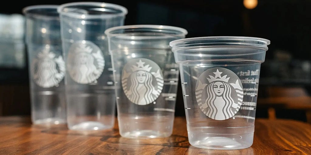 Starbucks unveils new cold drink cups with 20% less plastic | Fox Business
