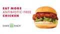 Shake Shack chicken sandwich promotion appeared to throw shade at Chick-fil-A's chicken sandwich.