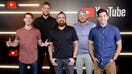 YouTube Creators Dude Perfect at YouTube Brandcast 2019 at Radio City Music Hall on May 02, 2019 in New York City. 