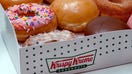 Doughnuts are sold at a Krispy Kreme store on May 05, 2021 in Chicago, Illinois. The doughnut chain reported yesterday that it plans to take the company public again. The company was taken public in 2000 but struggled before being acquired by JAB Holding Company in 2016. 