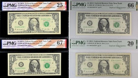 Rare $1 bills with the same printing mistake worth up to $150,000
