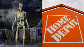 Home Depot's 12-foot skeleton sells out online six months before Halloween