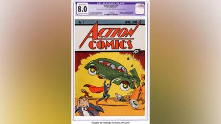 A copy of Action Comics No. 1, the comic book that introduced Superman to the world in 1938, sold for $6 million Thursday at Heritage Auctions during the first session of the latest four-day Comics & Comic Art Signature® Auction. 