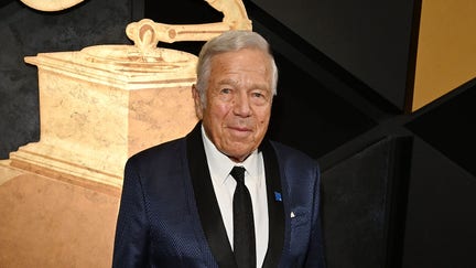 Robert Kraft attends the 66th GRAMMY Awards at Crypto.com Arena on Feb. 4, in Los Angeles, California. Kraft said Monday that he is withdrawing financial support to Columbia University over anti-Israel protests ongoing there.