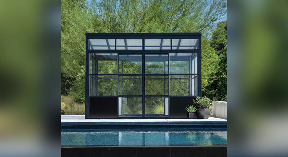 Outdoor suite next to pool