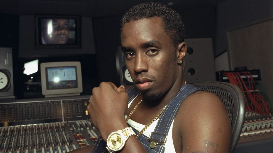 Diddy in the recording studio