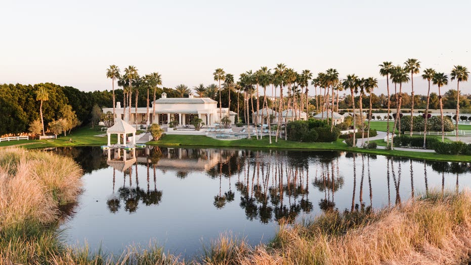 Lake on Merv Griffin property