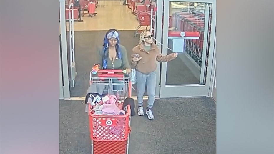 Two women leaving Target