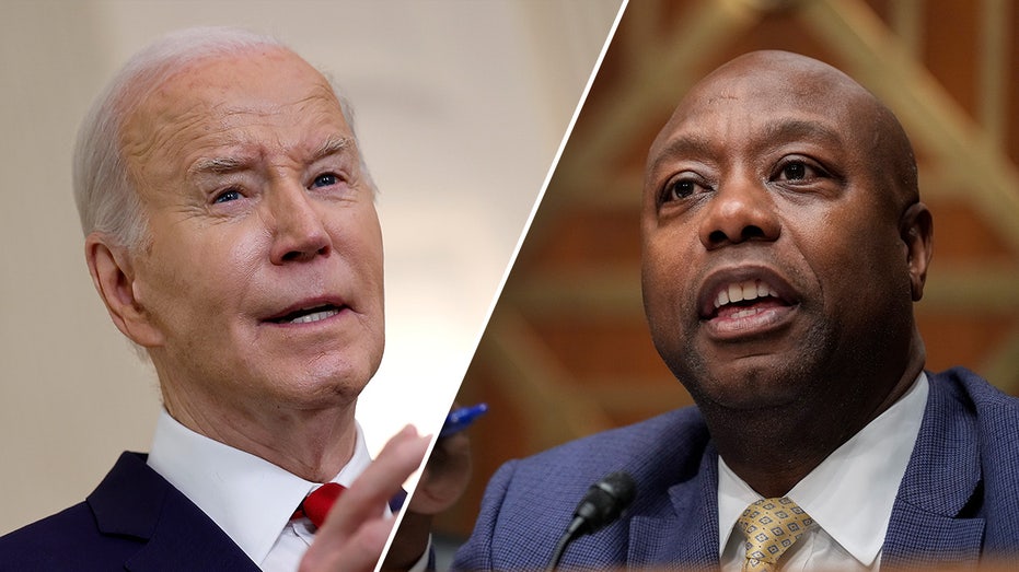 Joe Biden and Tim Scott