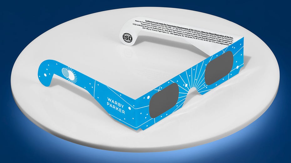 Warby Parker free star eclipse glasses