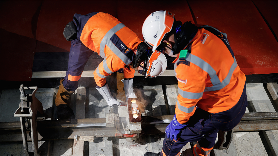 Workers of Eurovia Transport Ferroviaire company "ETF" prepare the equipment for the last welding of the rails on the 15 South metro line of the new "Grand Paris Express", in the metro station of Clamart on april 3, 2024. "For three generations, we've been telling our kids, if you want to be something in life, you need to go to college and now, a lot of them are out in the marketplace really struggling because AI is just taking over," Sasse said. "The accounting functions, the banking functions, a lot of these white collar jobs or even engineering … AI is decimating a lot of these white collar jobs, but it doesn't matter how rich or poor you are, you still need a toilet, you still want to live in a house, you still want all these things, you want to put gas in your car and those are made possible by welders and blue collar people." "This country was built on the backs of blue collar people and it will continue to run on the backs of blue collar people," he added.