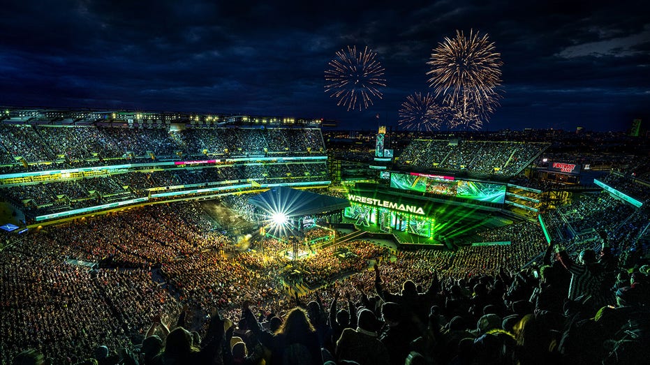 Fireworks over Lincoln Financial Field