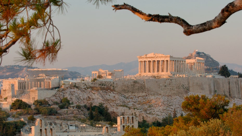 Acropolis at sunset