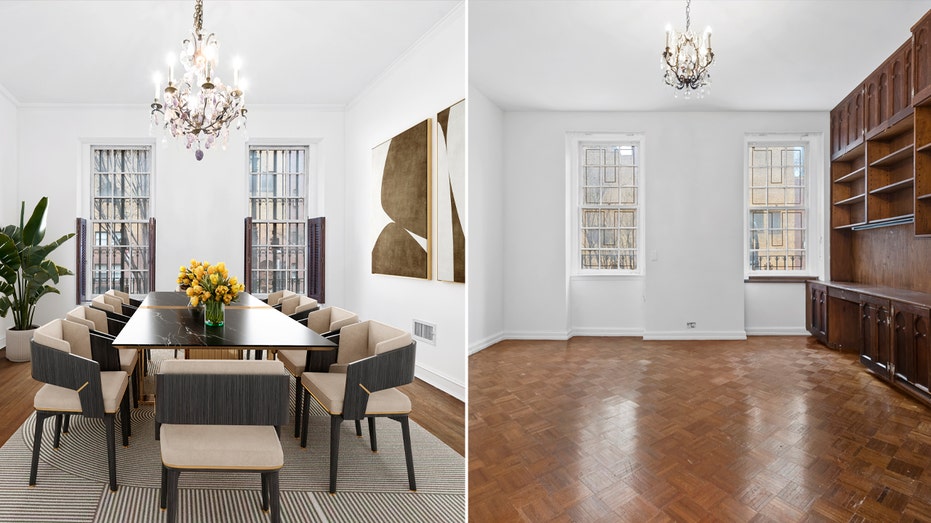 Dinning room and empty room split