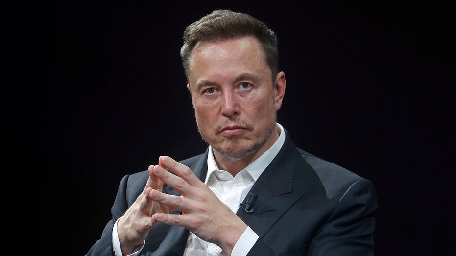 Elon Musk frowning