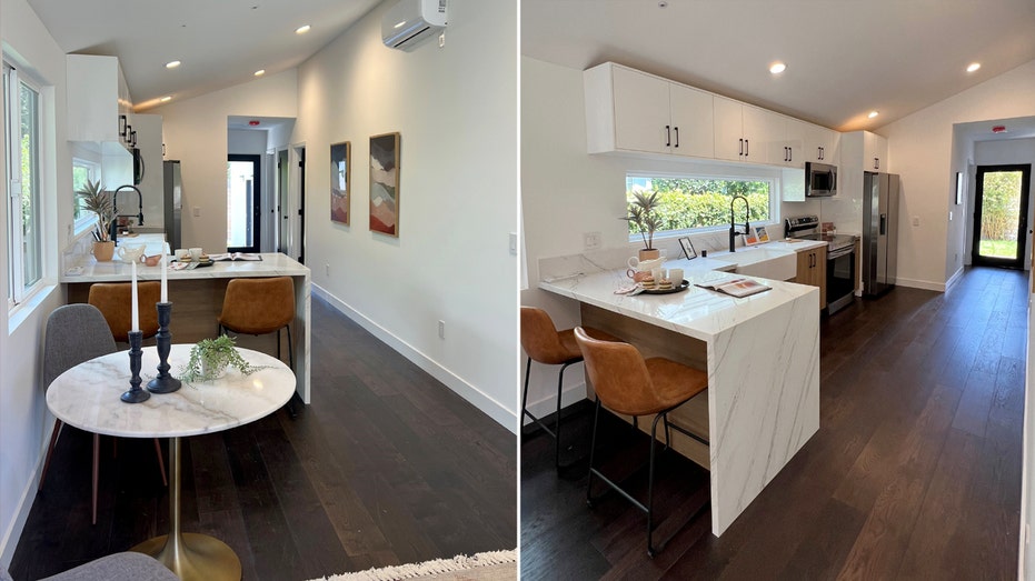 Newly rebuilt Mar Vista home is sleek and refined.