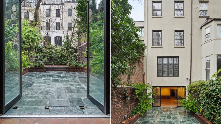 The outside of Frank Sinatra and Mia Farrow's home
