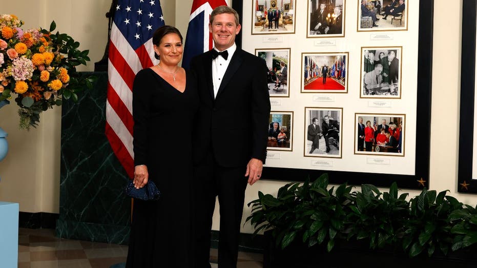 Ryan McInerney and his wife at the White House