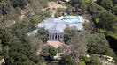 ** ONE TIME USAGE ONLY** Amazon billionaire Jeff Bezos&apos;s compound, seen here on May 12, 2024, in the center of Beverly Hills, California is located on more than 12 acres whichis approximately the space normally taken up by 30 homes in this desirable location.