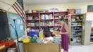 Talya Edlund, third-grade teacher at Pond Cove Elementary School, gets her classroom ready for the upcoming school year Tuesday, August 25, 2015. 