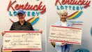 William Fannin and his daughter Starla won a combined $200,438.47 from The Kentucky Lottery in a three-month period. 