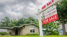 A home available for sale is shown on May 22, 2024 in Austin, Texas. Home sales have fallen in April for the second consecutive month as high mortgage rates continue halting housing markets. 