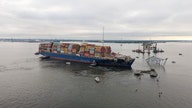 Baltimore Key Bridge collapse: Dali container ship refloated, moved to marine terminal