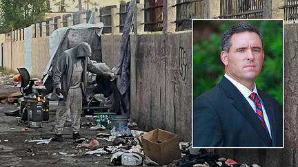 Phoenix business owner Steve Trussell, Executive Director of Arizona Rock Products, told Fox News Digital about the trash, property damage and safety issues his employees have had to deal with because of spiraling homeless population.