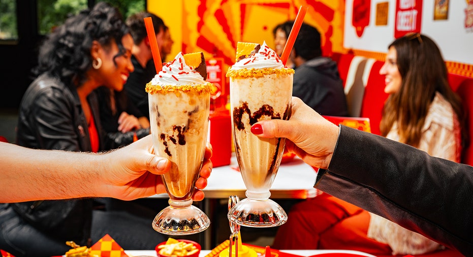 Cheez-It will have milkshakes and other items at the Cheez-In Diner