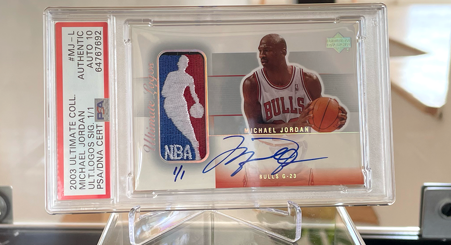 michael jordan 2003 ultimate collection card in goldin auction