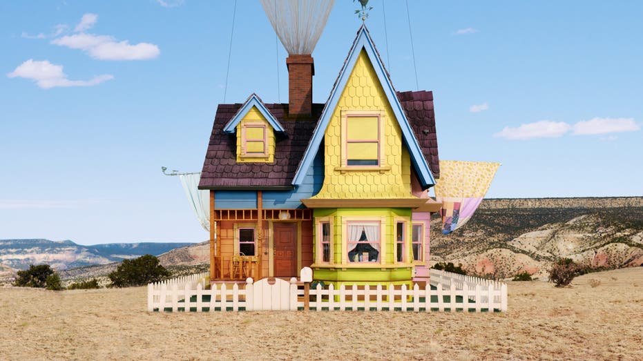 A photo of Airbnb's "Up" house.