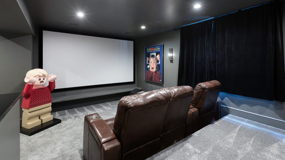 Movie theater in "Home Alone" house