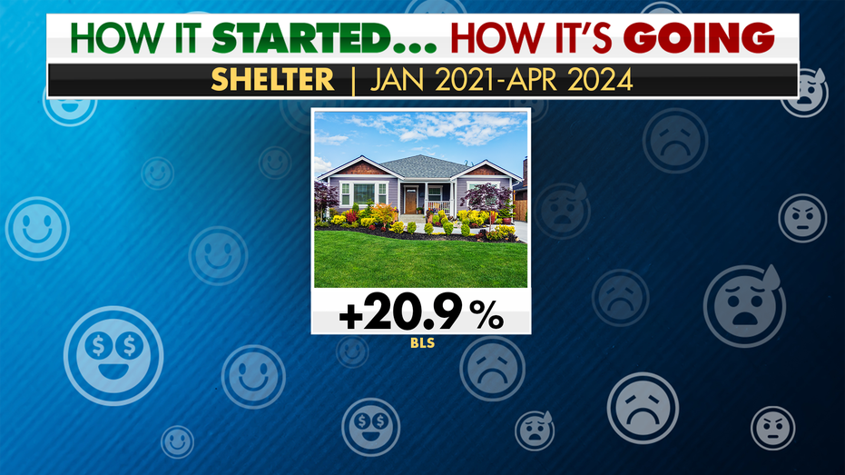 Shelter prices graphic