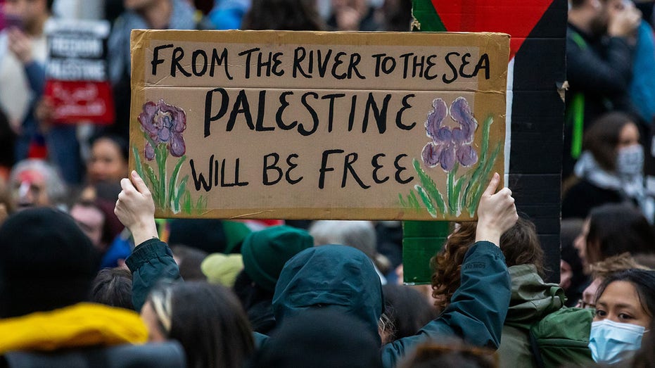 Anti-Israel protest in London