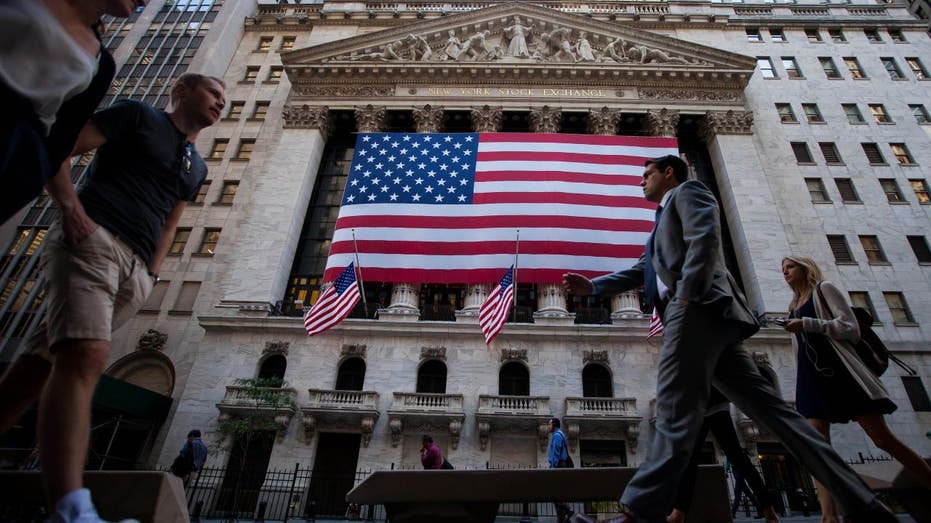 Wall Street American Flag