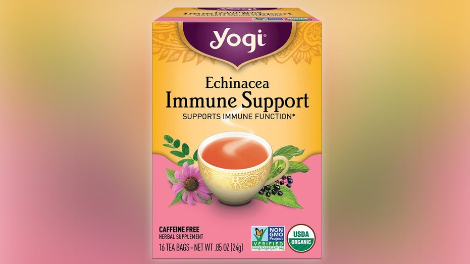 Organic Yogi Echinacea Immune Support tea box