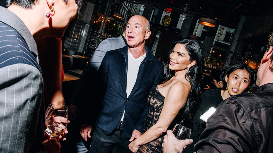 Lauren Sanchez and Jeff Bezos