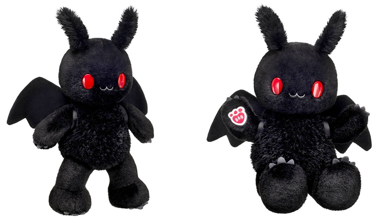 Mothman plush by BuildABear 'out of stock' on same day it's made