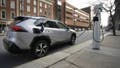 PORTLAND, ME - MARCH 20: A Toyota Rav4 plugin hybrid charges at a ChargePoint charger in front of City Hall in Portland on Wednesday. The state Board of Environmental Protection voted on Wednesday to reject a mandate to dramatically increase sales of electric and hybrid vehicles in Maine. - Fox News