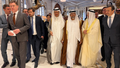 Russia&apos;s Energy Minister Alexander Novak (L) and his counterparts from Saudi Arabia Prince Abdulaziz bin Salman (C-L) and the UAE&apos;s Suhail Al-Mazroui (C-R) walk out with other delegates after the end of OPEC meeting in Riyadh, on June 2, 2024. 