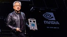 Jensen Huang, co-founder and CEO of Nvidia Corp., gives a talk in Taipei, Taiwan.