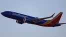 A Southwest Airlines Boeing 737 Max 8 aircraft departs from Los Angeles International Airport on May 5, 2024 in Los Angeles, California.  